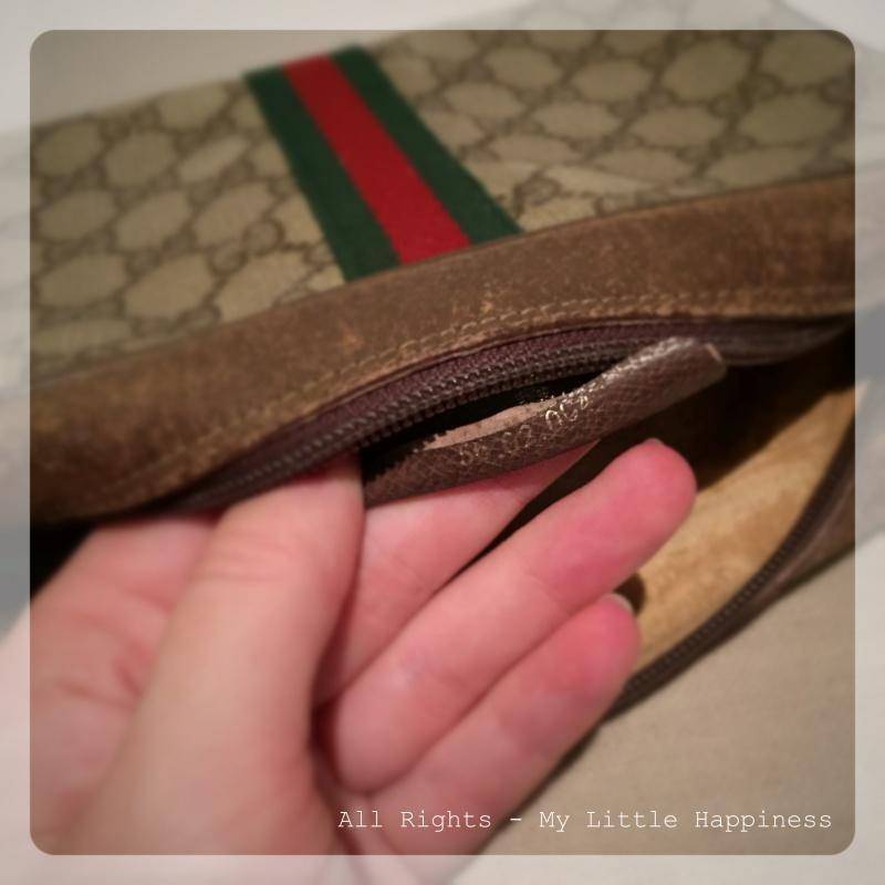 Vintage Designer bag Gucci Label 2