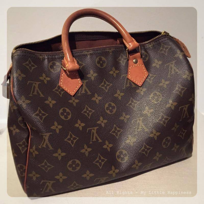 Vintage Designer tas LV achterkant