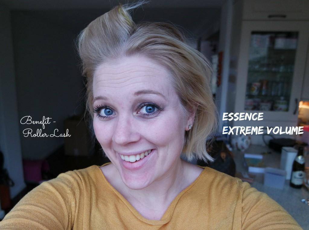 Na foto Roller Lash Benefit vs Essence Extreme volume 