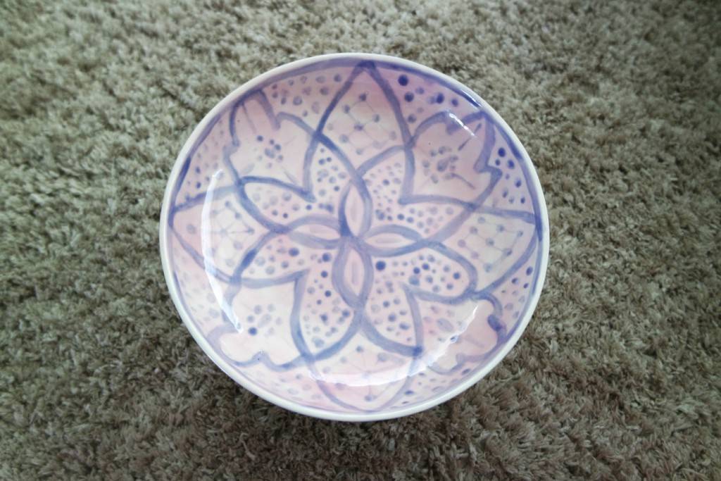 eindresultaat zelfgemaakt servies