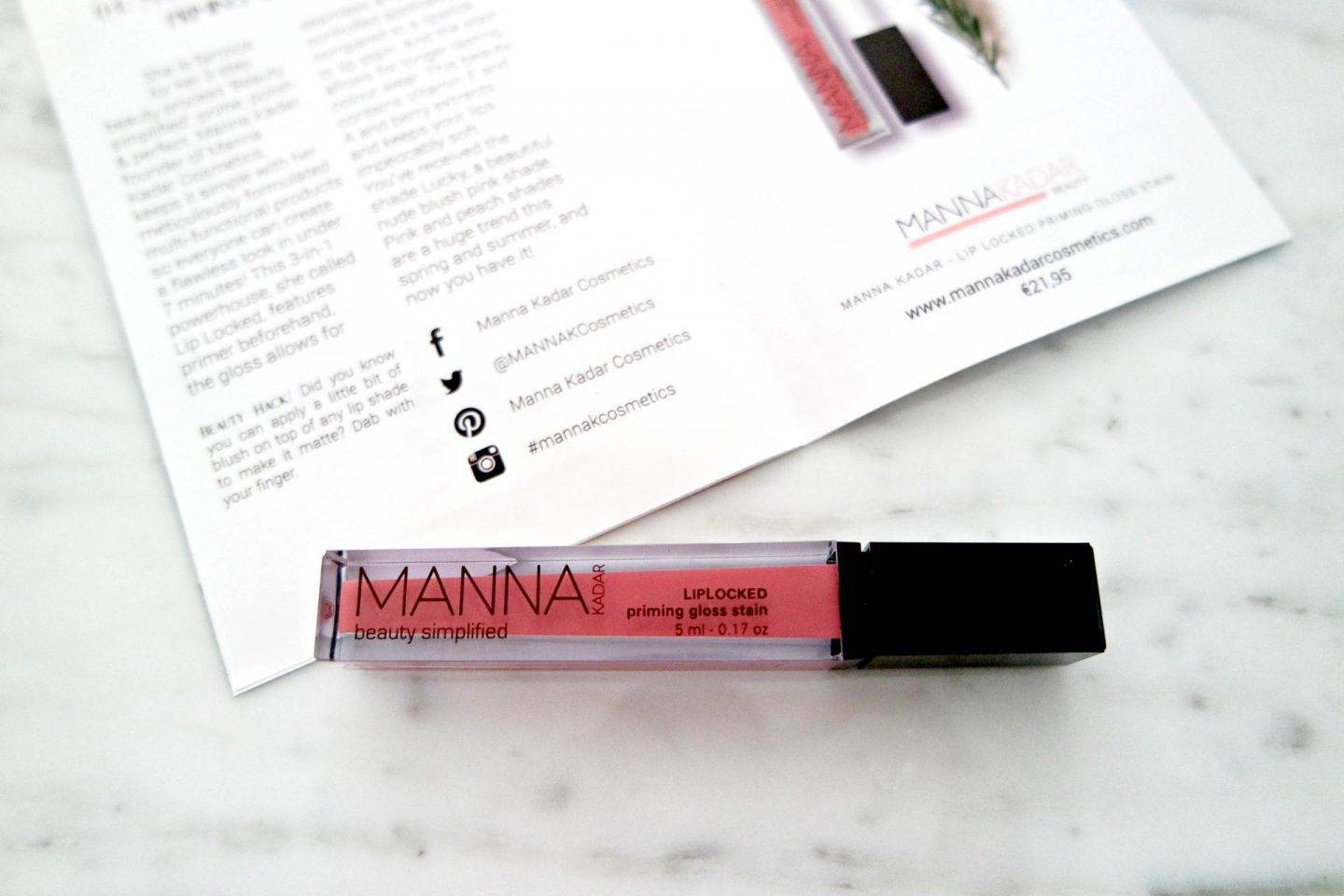 Manna Kadar Lip locked priming gloss