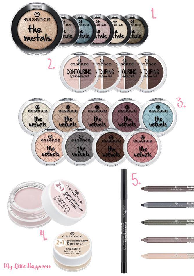 Essence collectie herfst winter 2016 | oogschaduws