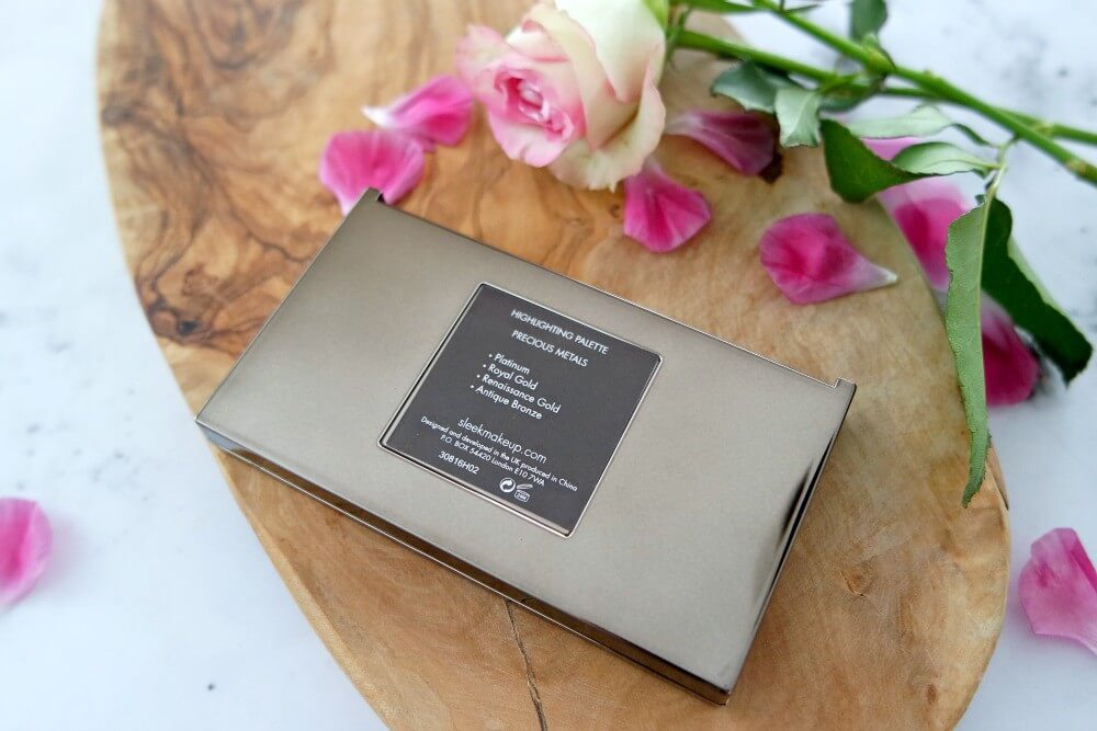 Sleek Highlighting palette Precious Metals 