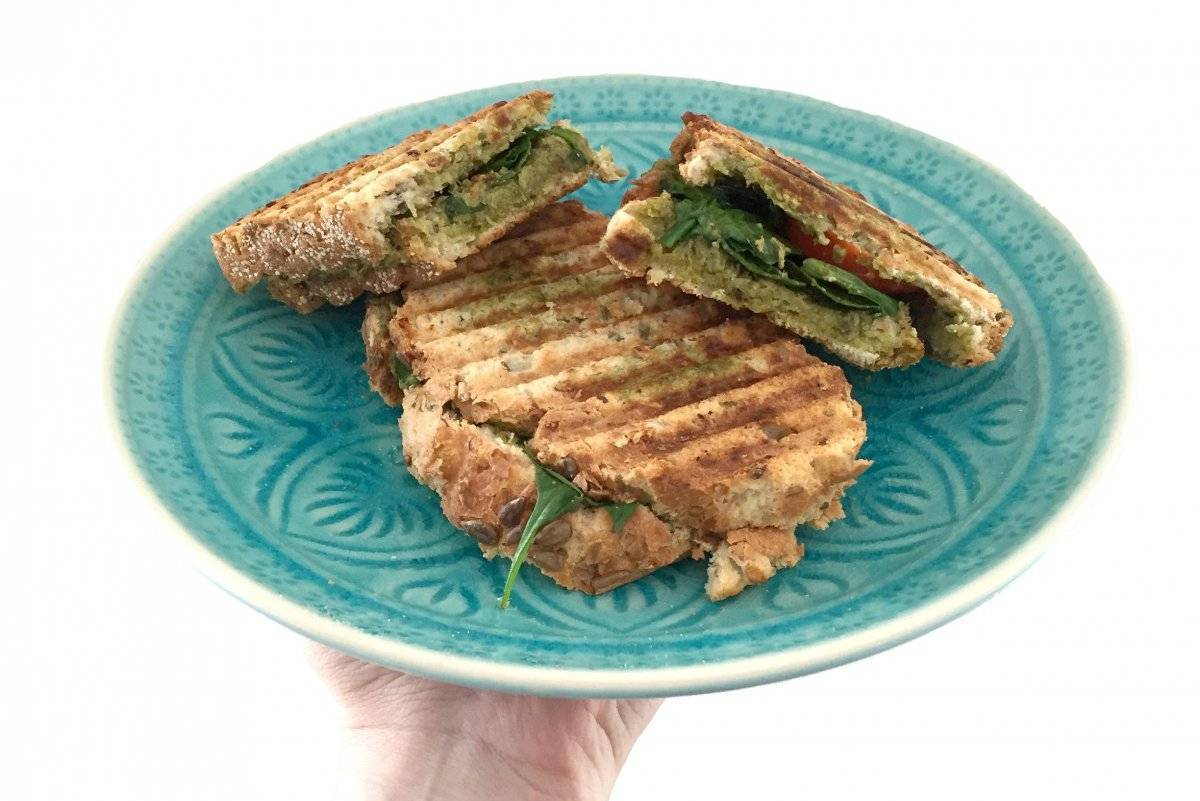 Overheerlijke healthy tosti pesto