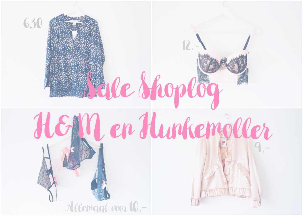 Sale shoplog | H&M en Hunkemöller