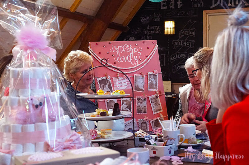 Babyshower - flamingos - high tea 2