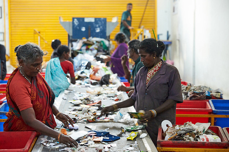 Community Trade gerecycled plastic - The Body Shop