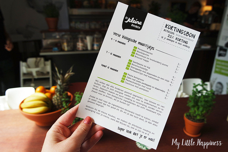 Babyrestaurant Foodhallen Rotterdam menukaart