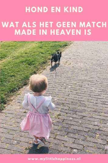 Hond en kind wat als