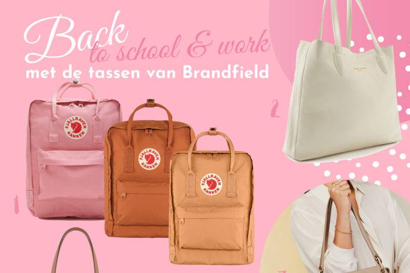 Back to school / Back to work met de tassen van Brandfield