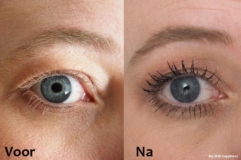 Essence Lash Like a Boss Mascara review voor en na