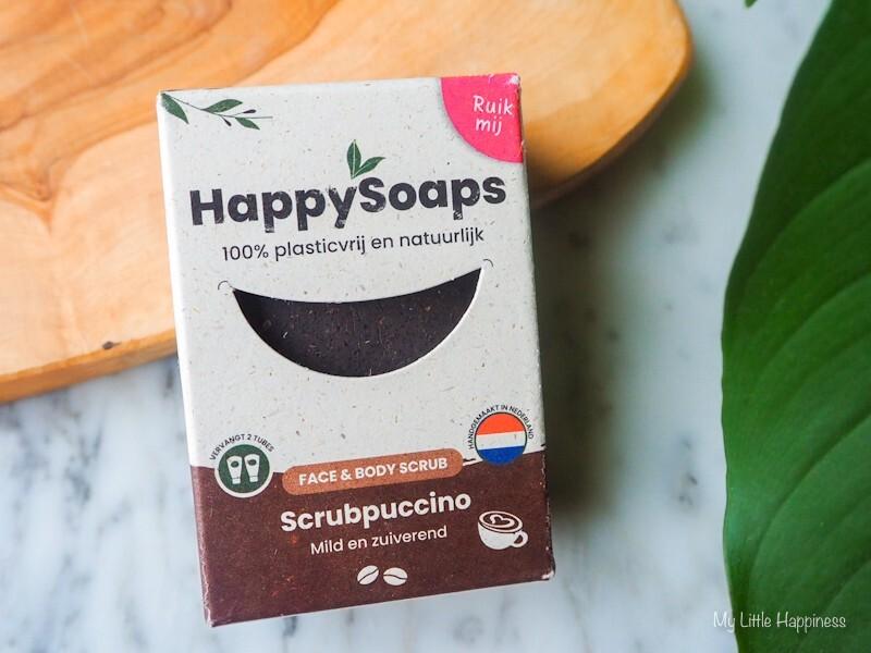 HappySoaps Scrubpuccino verpakking