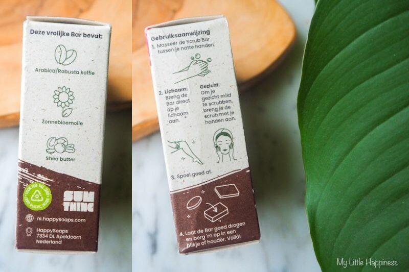 HappySoaps Scrubpuccino verpakking